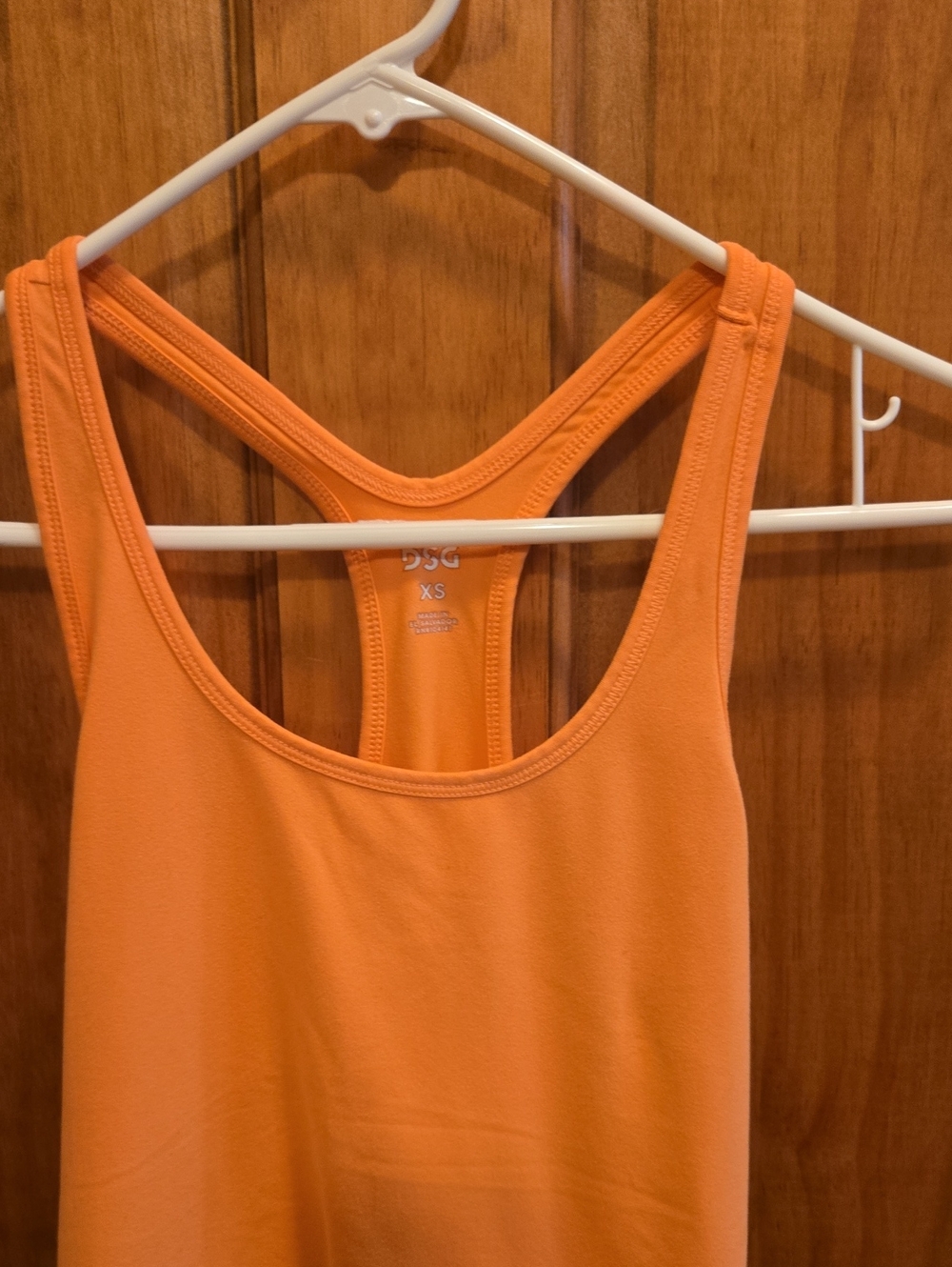 DSG Bright Orange Racerback Tank - Picture 2 of 5
